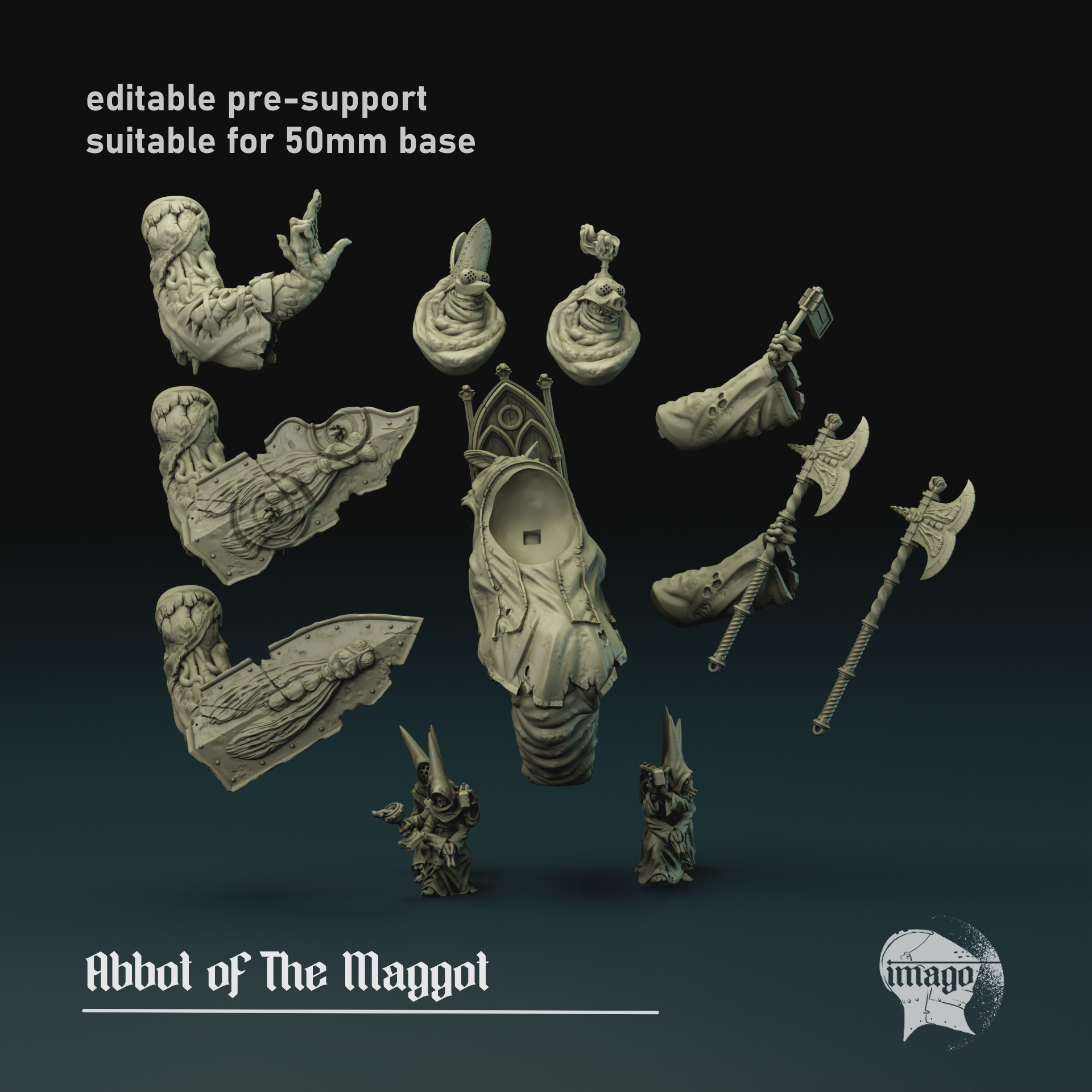 Abbot of the Maggot (V2 updated) by Imago Miniatures - Image 2