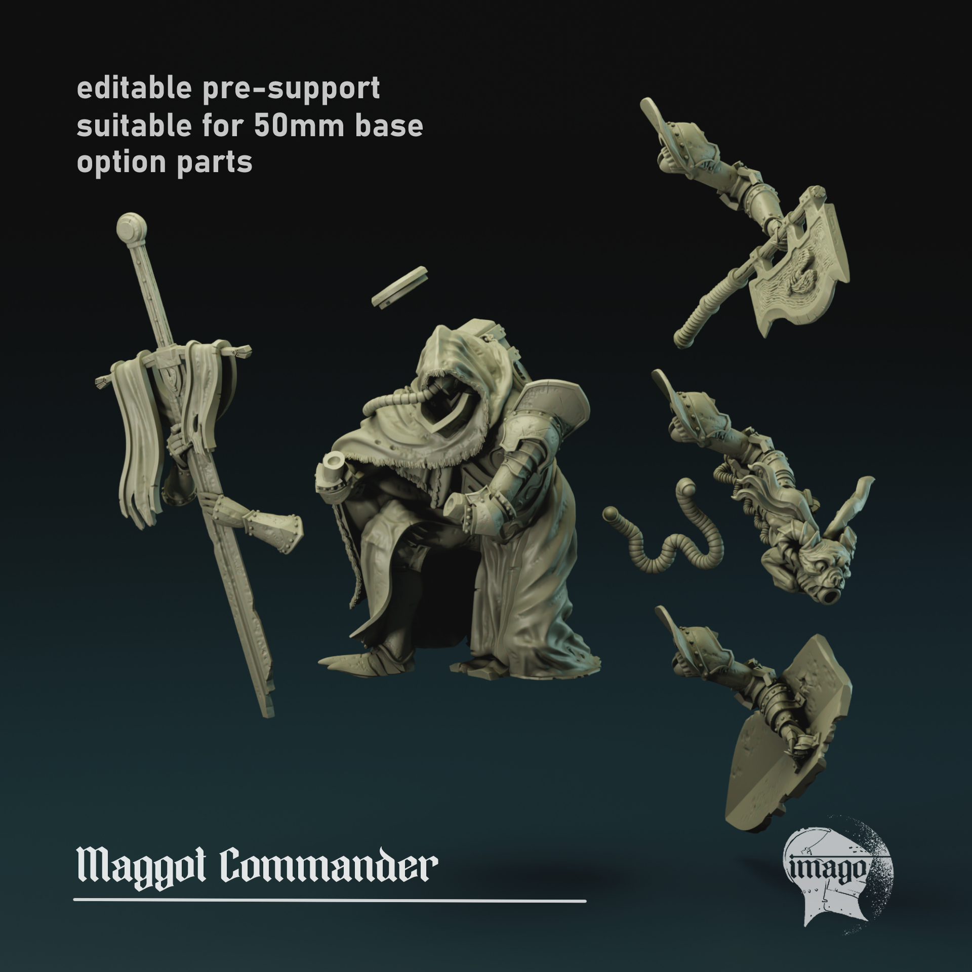 Maggot Commander by Imago Miniatures - Image 2