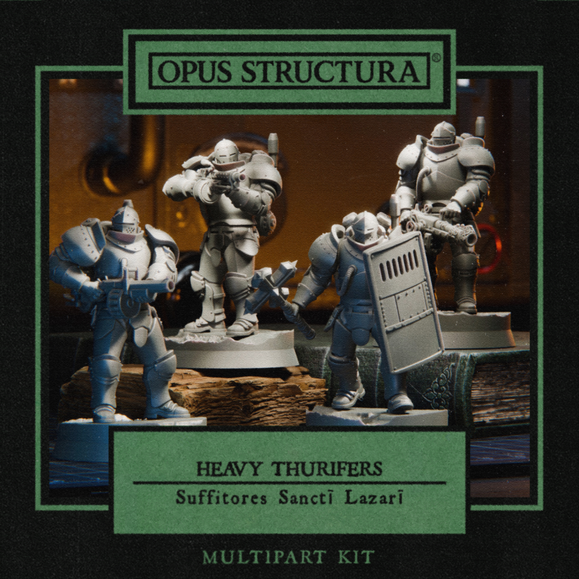 Heavy Thurifers - Veterans (Multipart Kit) by Opus Structura, is a proxy for Mechanised Heavy Infantry, in The Principality of New Antioch.