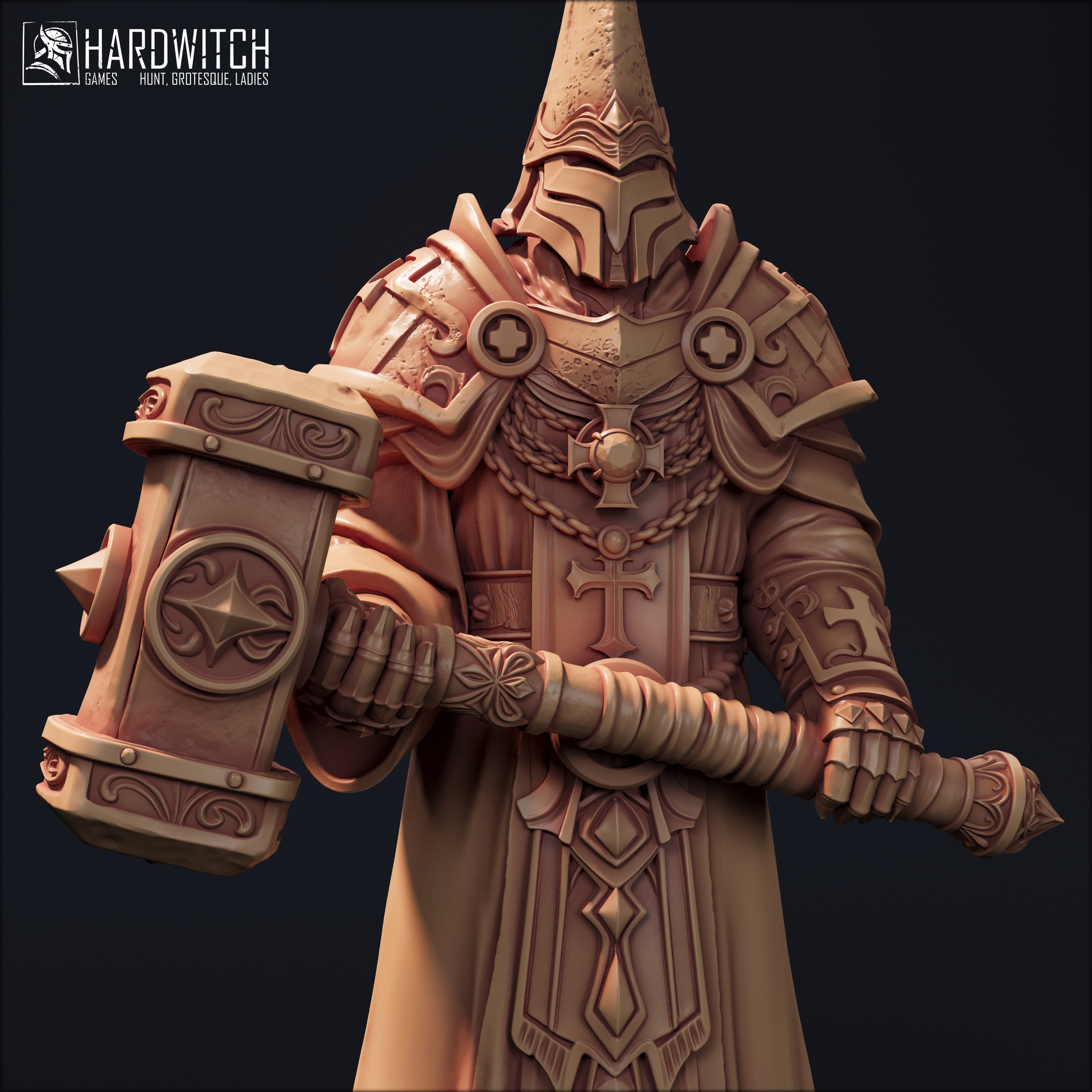 Grand Inquisitor Gardir by HardWitch-Games, is a proxy for Witchburner, in Trench Pilgrims.