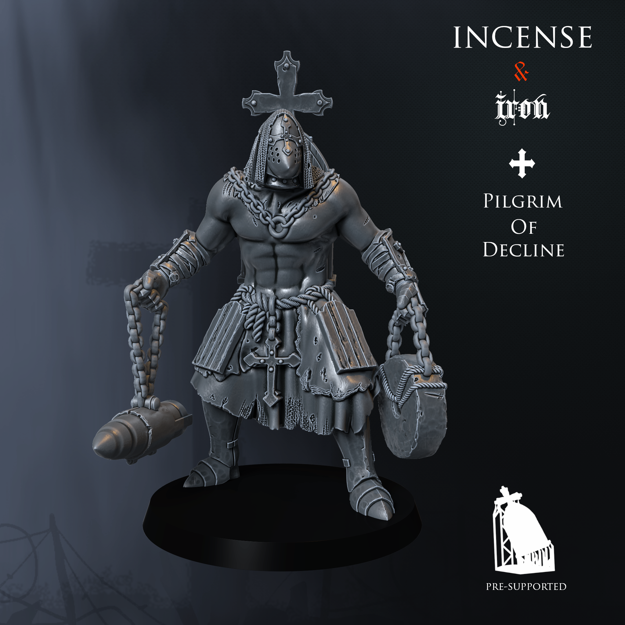 Communicant Linebreaker - Trench Crusade STL file for Communicant