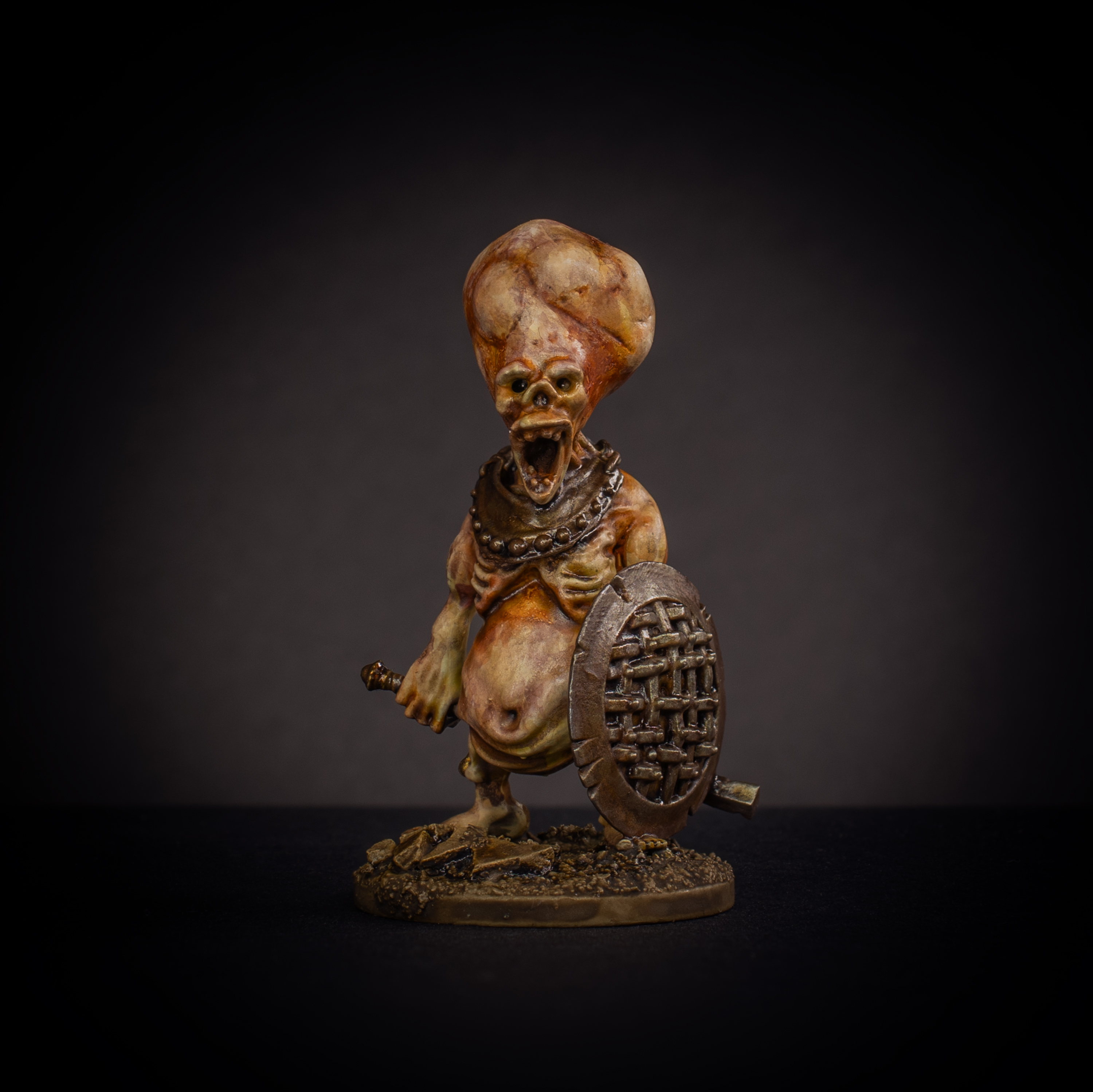 Carnus - The Bloated Lord of Tears by Knucklebones Miniatures, is a proxy for Corpse Guard, in Cult of the Black Grail.