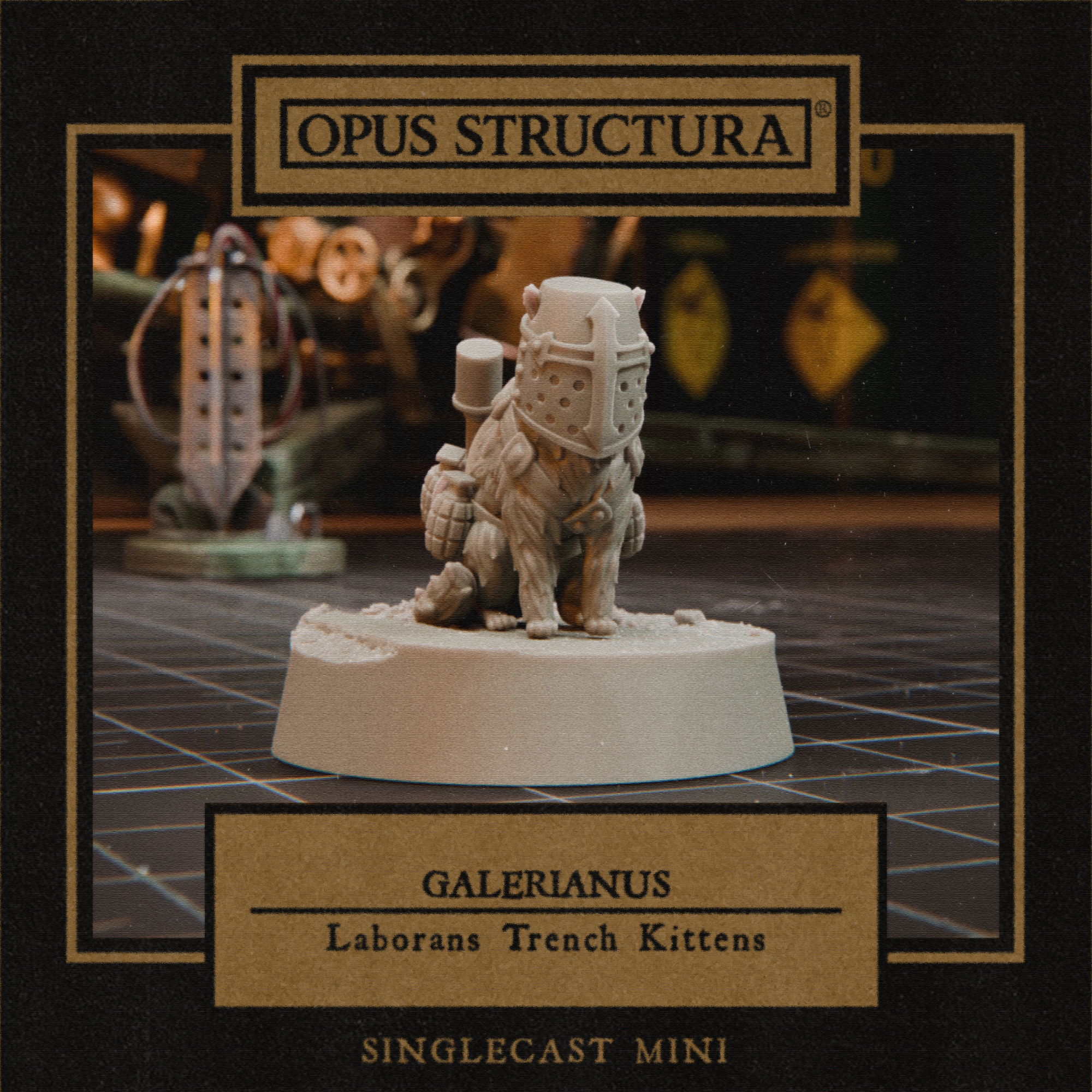 Trench Kitten - Galerianus (Singlecast) by Opus Structura, is a proxy for Attack Dog, Guard Dog, Mercy Dog, Trench Dog, Trench Dog (hell Hound), in Court of the Seven Headed Serpent, Cult of the Black Grail, The Principality of New Antioch.