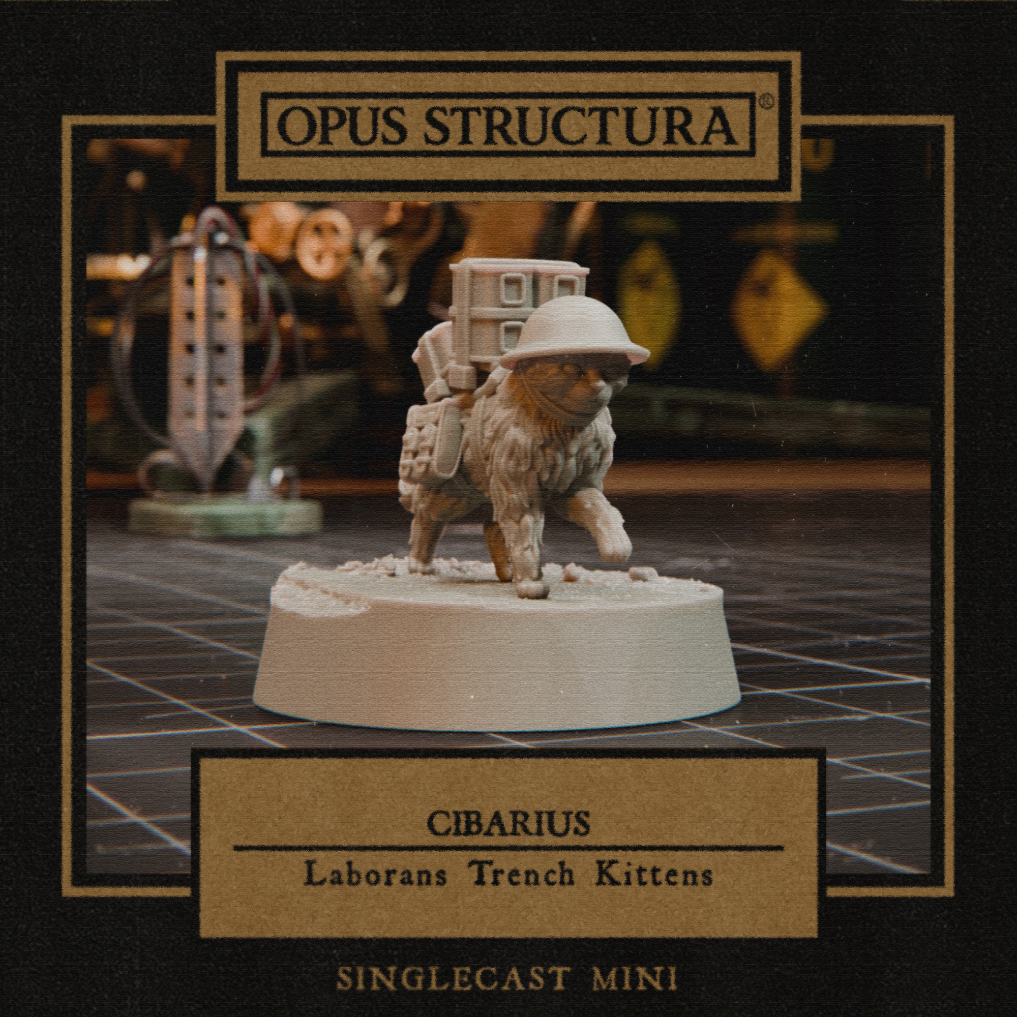 Trench Kitten - Cibarius (Singlecast) by Opus Structura, is a proxy for Attack Dog, Guard Dog, Mercy Dog, Trench Dog, Trench Dog (hell Hound), in Court of the Seven Headed Serpent, Cult of the Black Grail, The Principality of New Antioch.