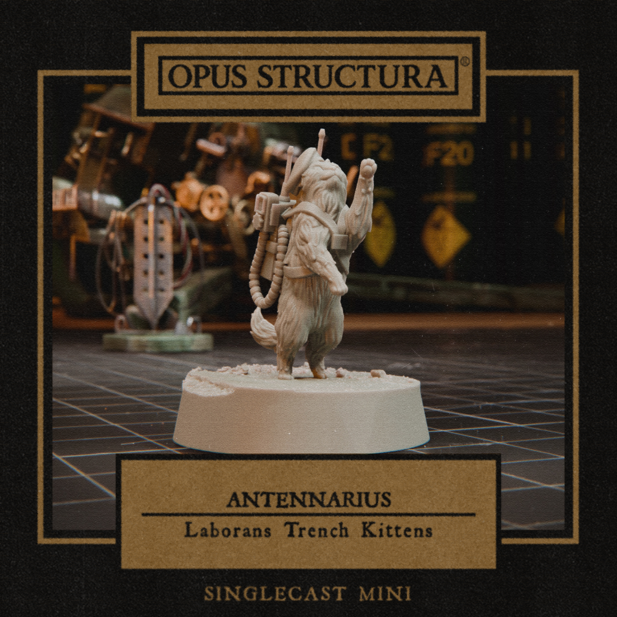 Trench Kitten - Antennarius (Singlecast) by Opus Structura, is a proxy for Attack Dog, Guard Dog, Mercy Dog, Trench Dog, Trench Dog (hell Hound), in Court of the Seven Headed Serpent, Cult of the Black Grail, The Principality of New Antioch.