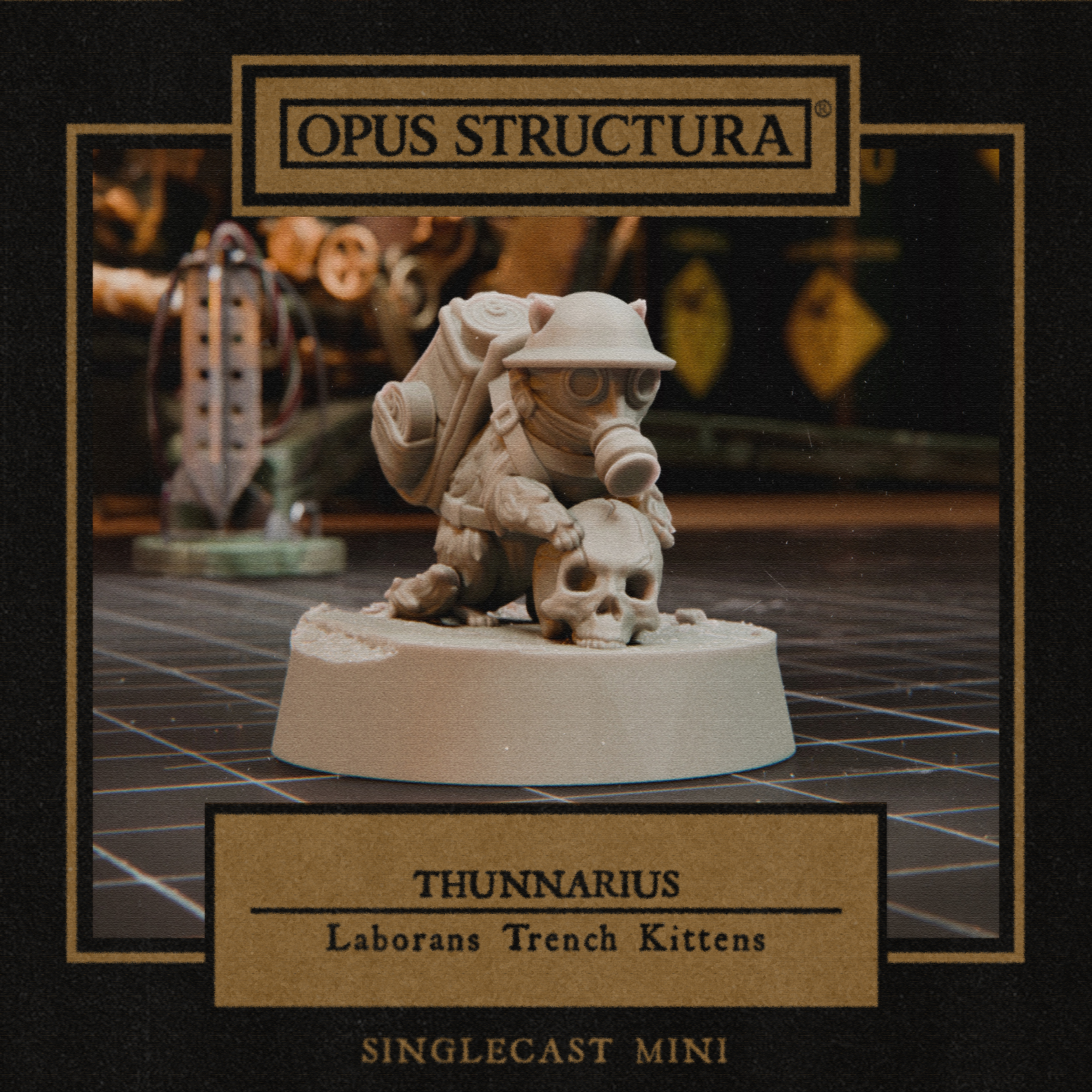 Trench Kitten - Thunnarius (Singlecast) by Opus Structura, is a proxy for Attack Dog, Guard Dog, Mercy Dog, Trench Dog, Trench Dog (hell Hound), in Court of the Seven Headed Serpent, Cult of the Black Grail, The Principality of New Antioch.