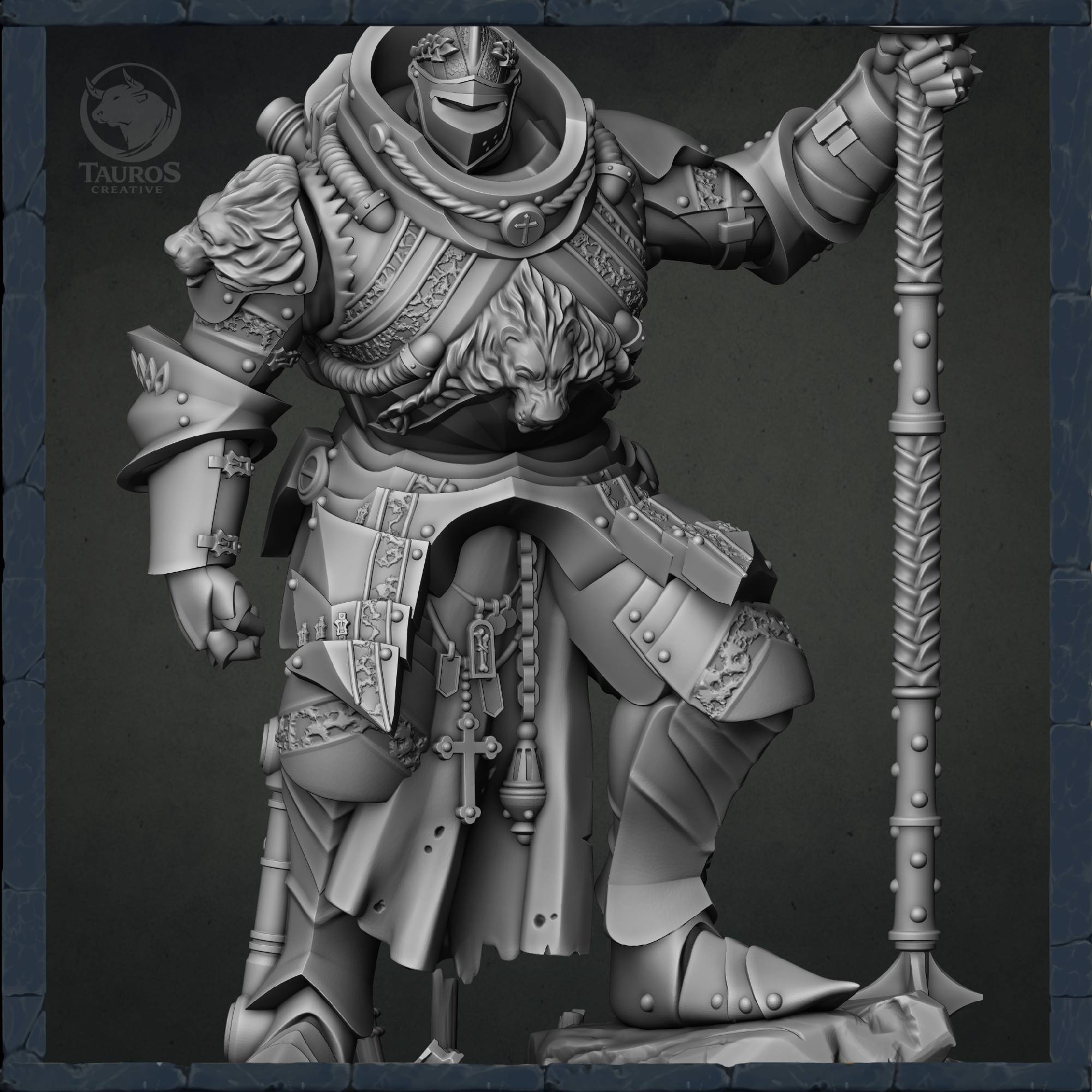 Leon-Class Heavy Armor — Trench Grimdark Warfare by 42studio, is a proxy for Mechanised Heavy Infantry, in The Principality of New Antioch.