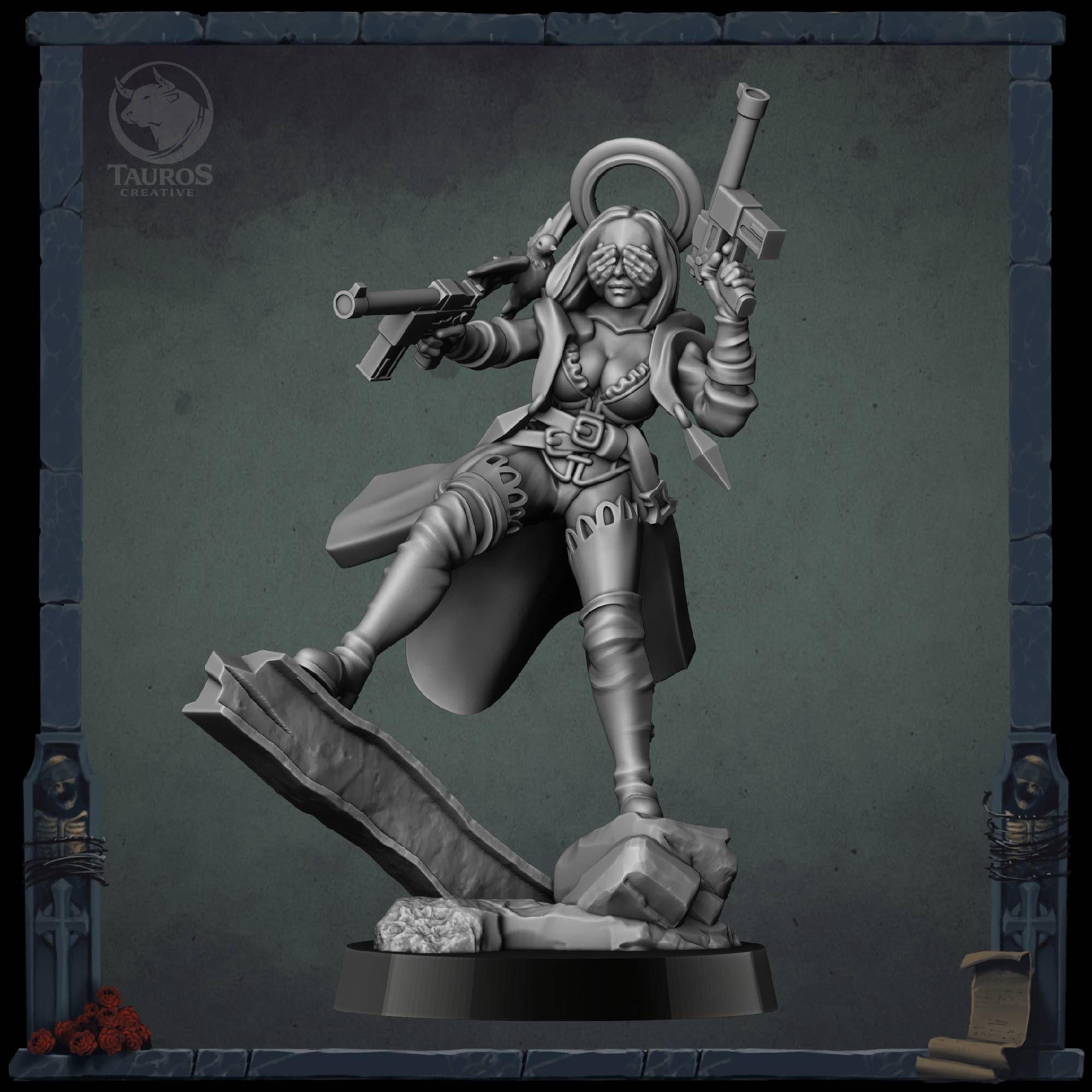 Penitent Brotherhoods — Virtuosa 03 (Sniper) — Trench Grimdark Warfare by 42studio, is a proxy for Sniper Priest, in The Principality of New Antioch.
