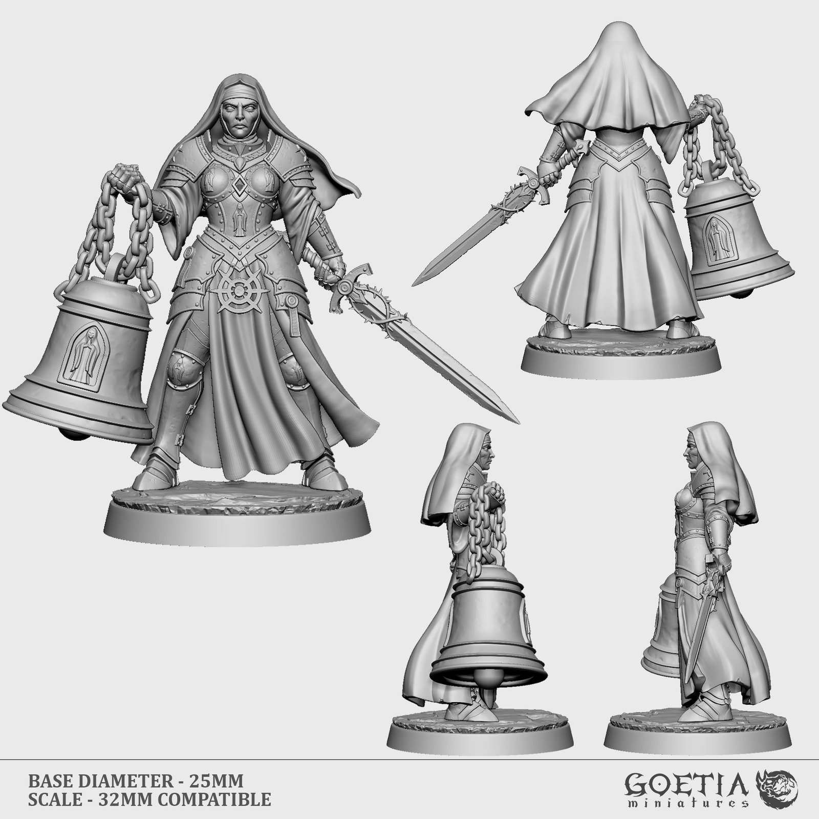 Sister Agatha, The Faithful | The Ivreanate by GoetiaMiniatures - Image 2