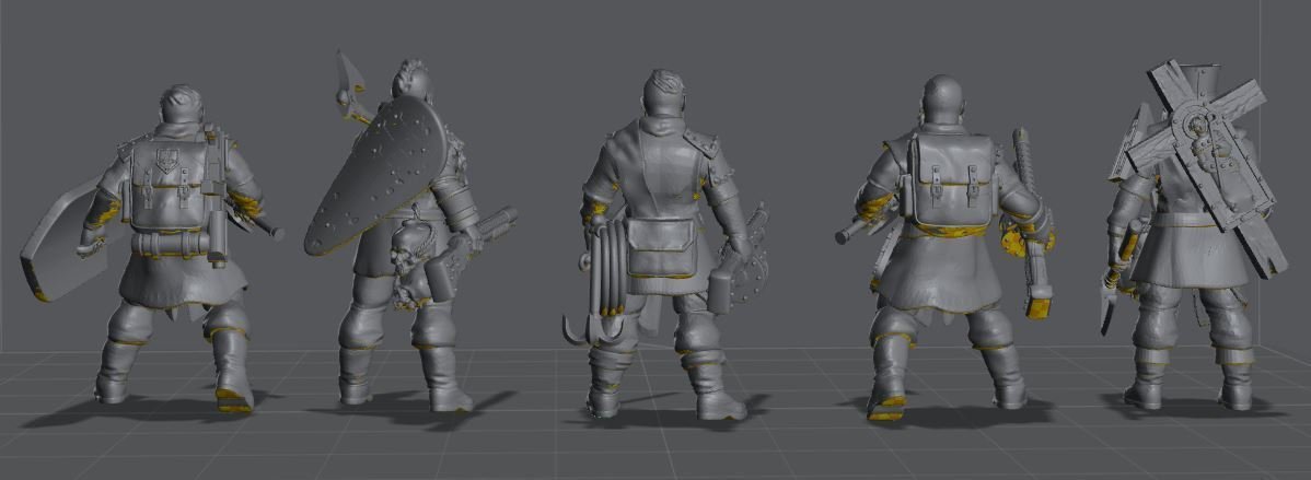 Christian Fianna Assault Squad by TommyTrench, is a proxy for Eire Warrior Priest, Shocktrooper, in The Principality of New Antioch.