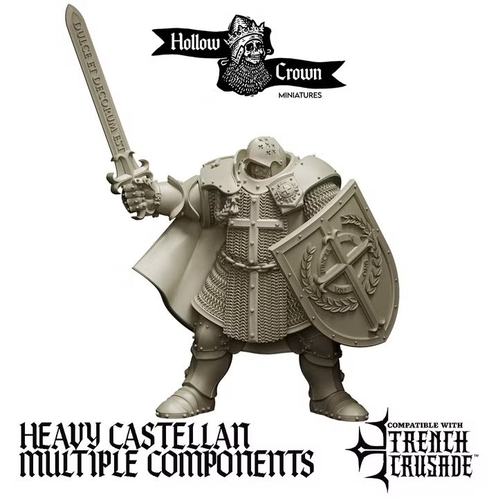 Cruciform Order of St George Heavy Castellan - Multiple Options by HollowCrownMiniatures, is a proxy for Lieutenant, in The Principality of New Antioch.