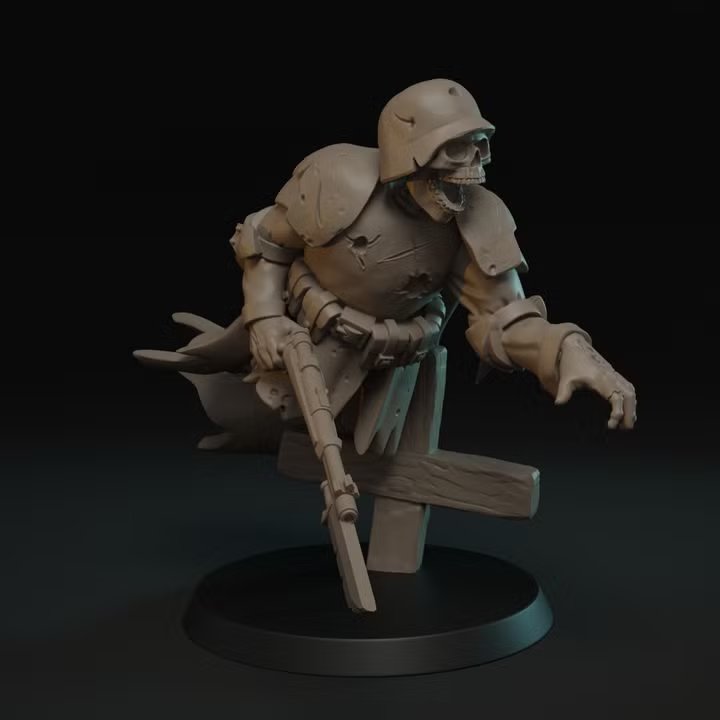 Trench Ghost by JK-Remo, is a proxy for Heretic Trooper, in Heretic Legion.