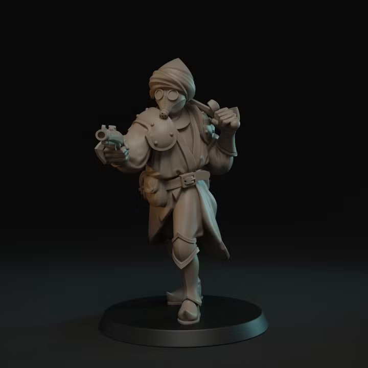 Hassassin Shooting by JK-Remo, is a proxy for Assassin Acolyte, Azeb, in Iron Sultanate.