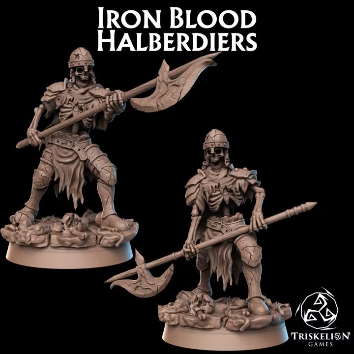 Iron Blood Halberdiers by TriskelionGames, is a proxy for Yeoman, in The Principality of New Antioch.