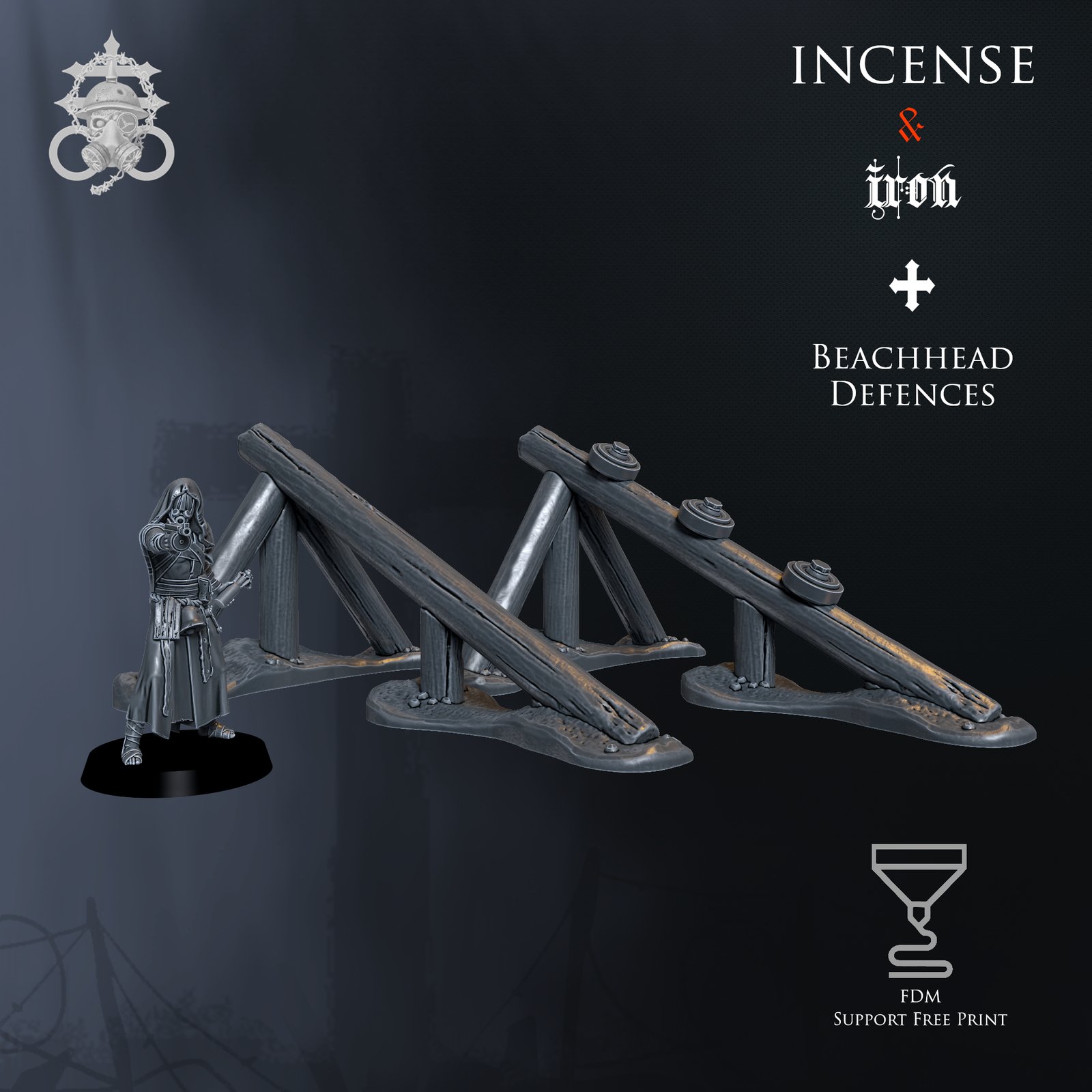 Beachhead Scatter Terrain Set - TRIBES September Release by 9hell - Trench Crusade Terrain - Image 2