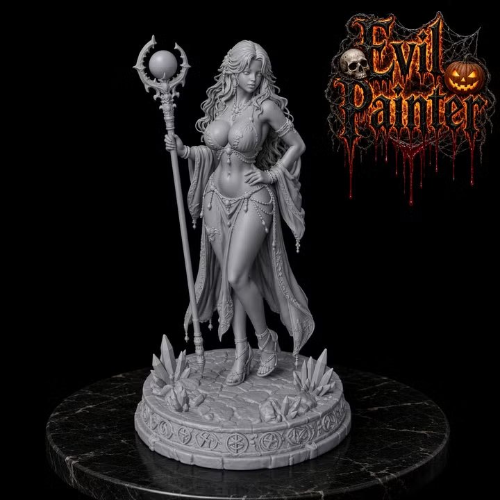 Myrraline Sandglass Pre-supported by EvilPainter, is a proxy for Heretic Priest, in Heretic Legion.