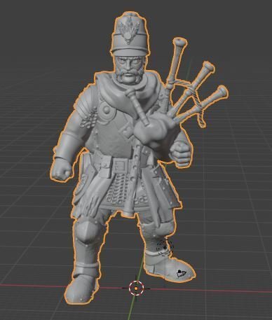 Scottish Warpiper by TommyTrench, is a proxy for Yeoman, in The Principality of New Antioch.