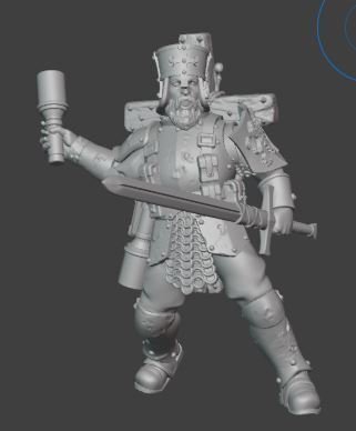 Cleric Swordsman by TommyTrench, is a proxy for Trench Cleric, in The Principality of New Antioch.