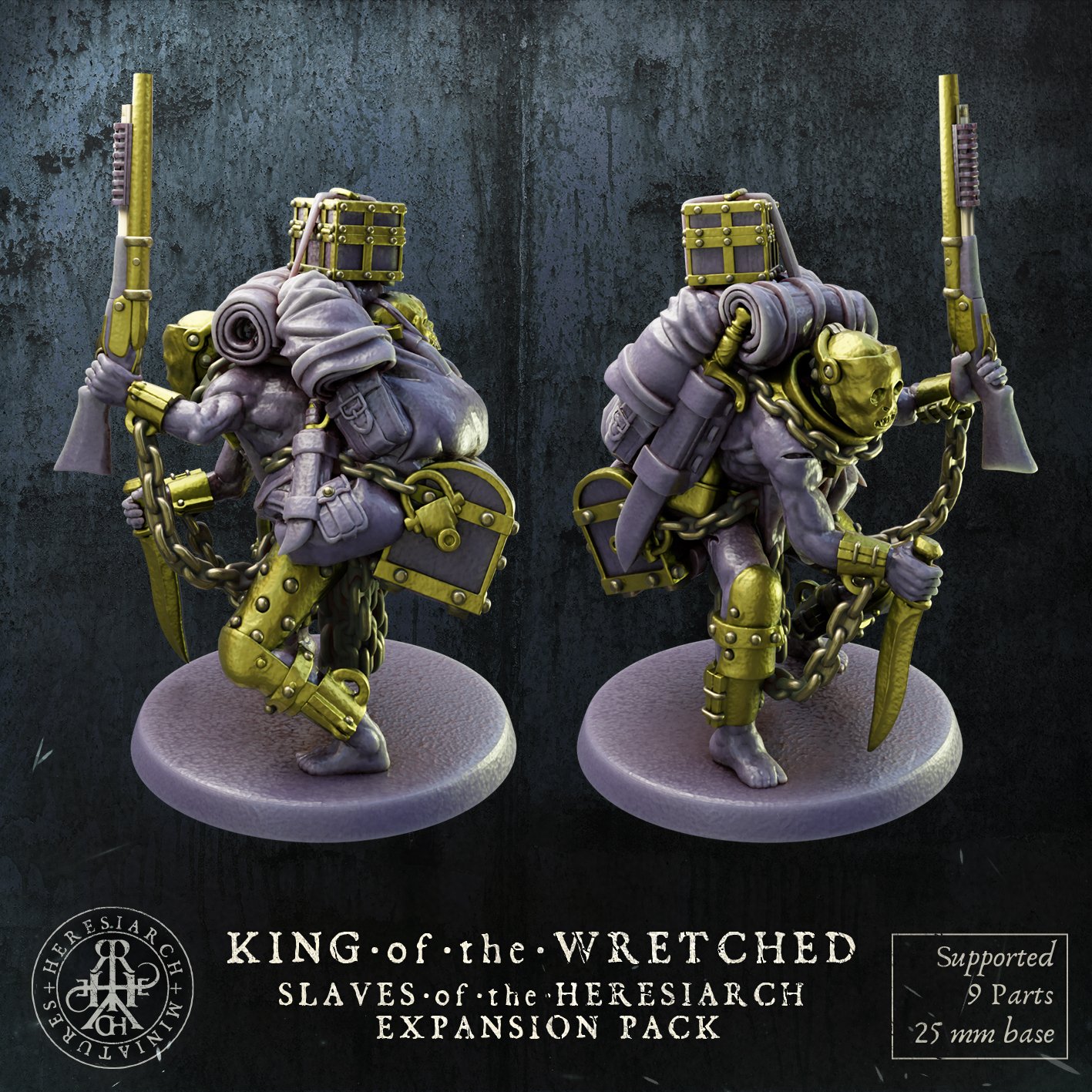 King of the Wretched - Slaves of the Heresiarch Expansion Pack by HeresiarchMiniatures - Image 3
