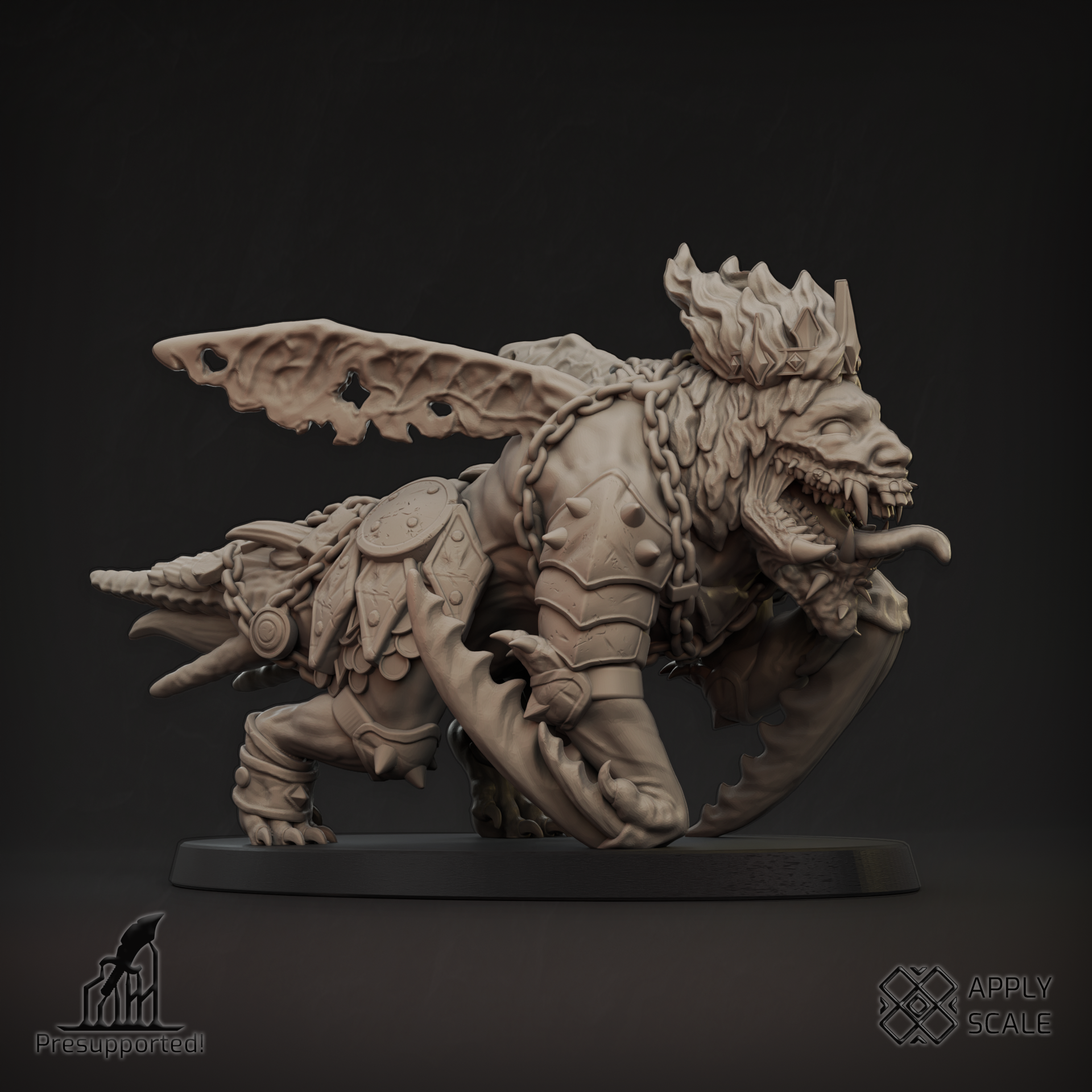 The Court - Hell's Locust 2 by Apply Scale, is a proxy for Pit Locust, in Court of the Seven Headed Serpent.