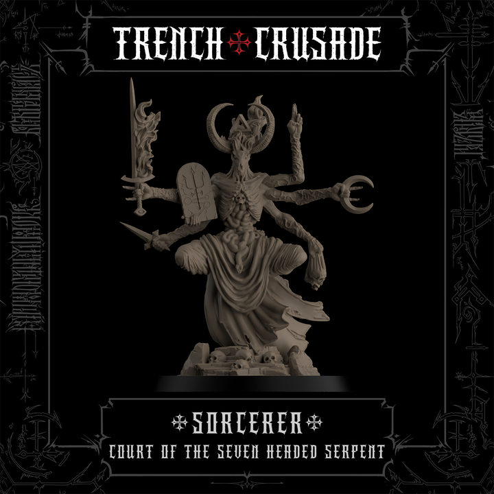 Sorcerer (Official) - Trench Crusade STL file for Sorcerer