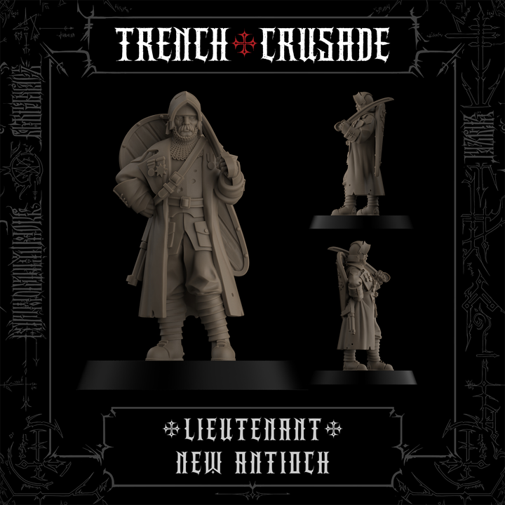 Lieutenant (Official) - Trench Crusade STL file for Eire Lieutenant, Lieutenant, Highland Lieutenant