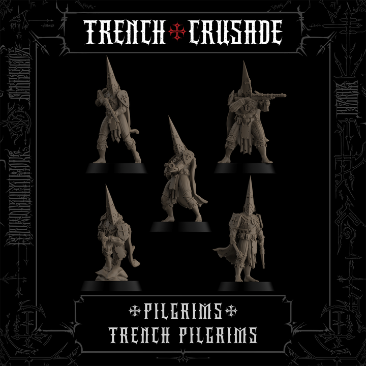 Trench Pilgrims (Official) - Trench Crusade STL file for Trench Pilgrim