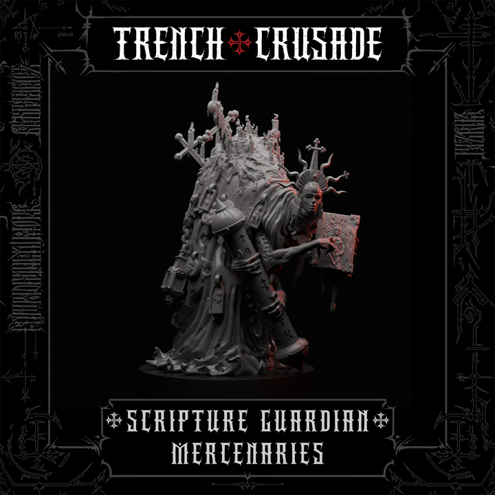 Scripture Guardian - Trench Crusade STL file for Scripture Guardian