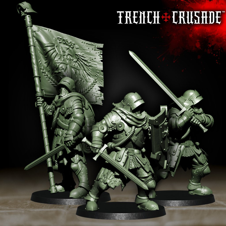 Red Brigade Shock Troopers by Westfalia Miniatures, is a proxy for Shocktrooper, in The Principality of New Antioch.