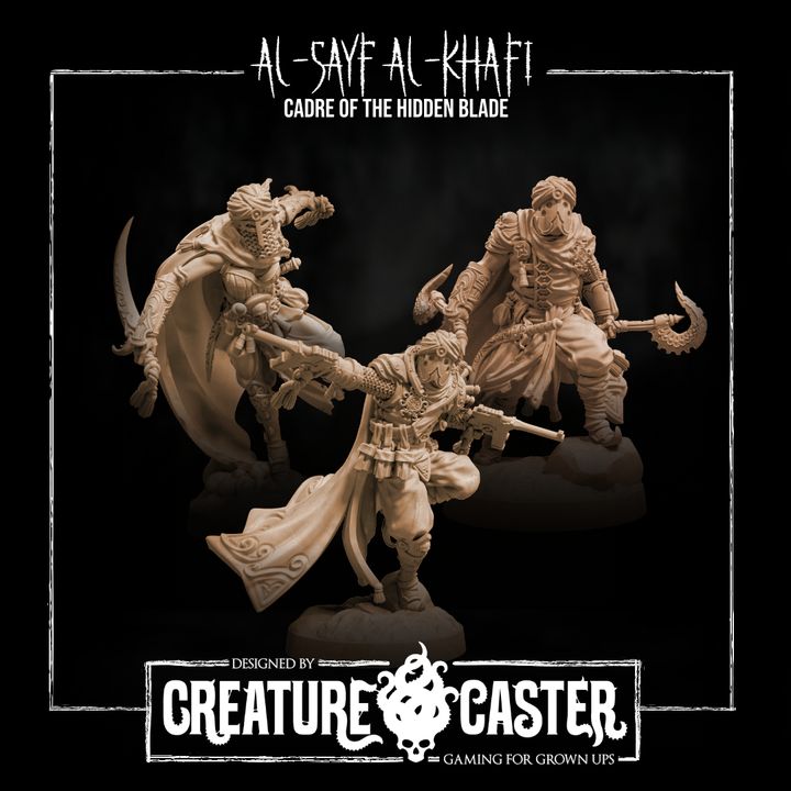 Al-Sayf Al-Khafi - The Hidden Blades by Creature Crusade, is a proxy for Master Assasin, Sultanate Assasin, in Iron Sultanate.