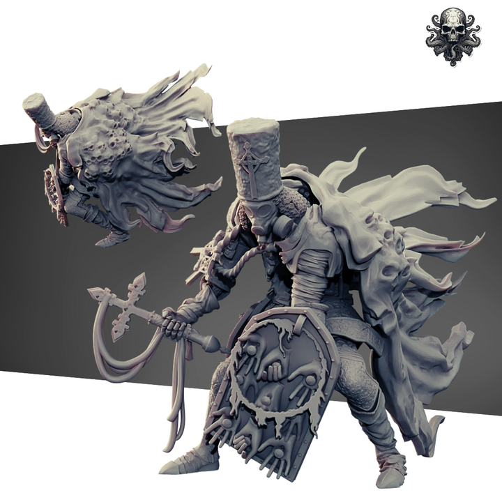 Castigator Gael by Realsteone Miniatures, is a proxy for Castigator, in Trench Pilgrims.
