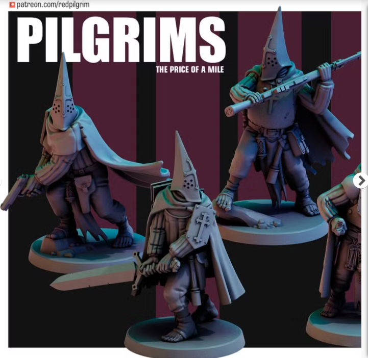 Pilgrims - Trench Crusade STL file for Trench Pilgrim