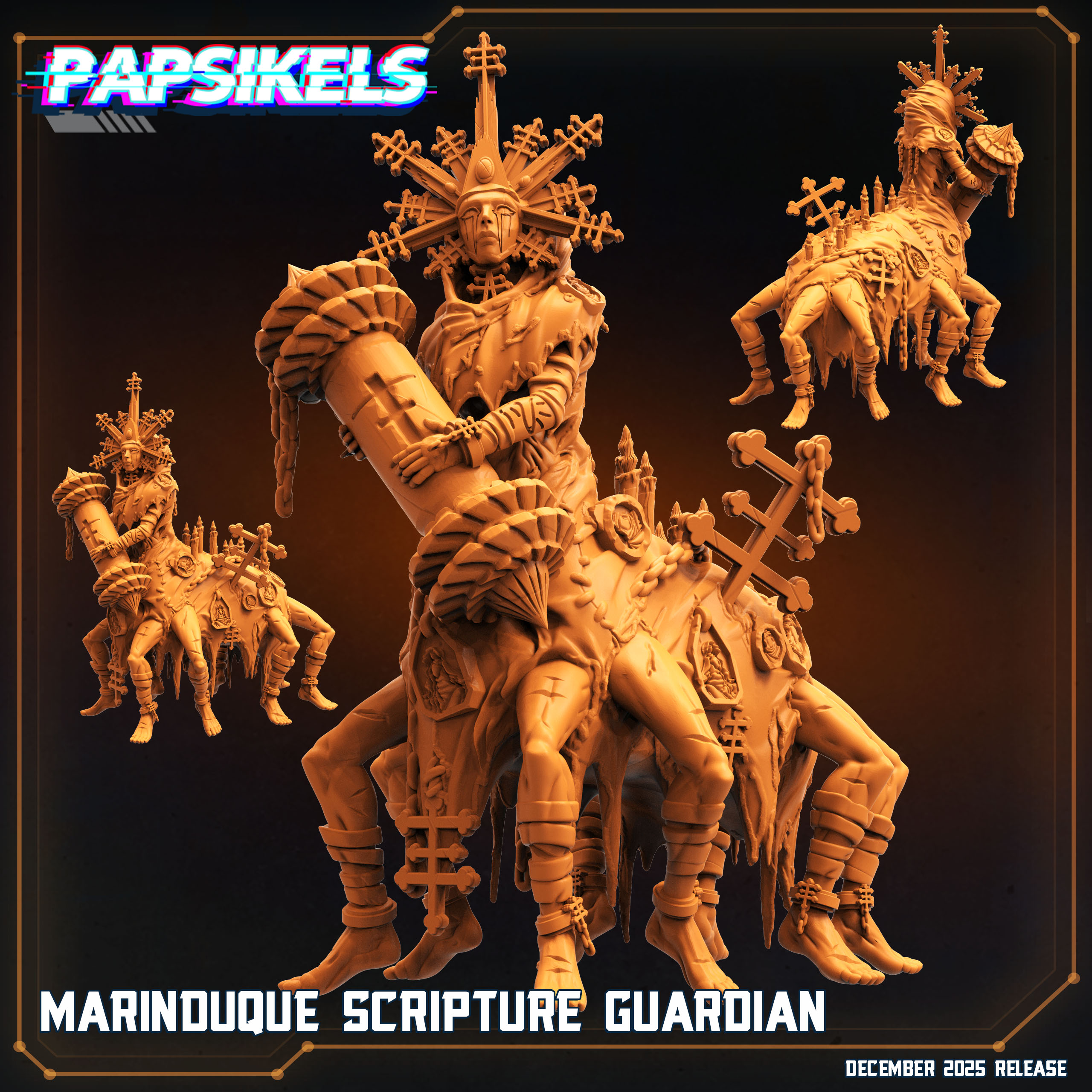 MARINDUQUE SCRIPTURE GUARDIAN - Trench Crusade STL file for Scripture Guardian