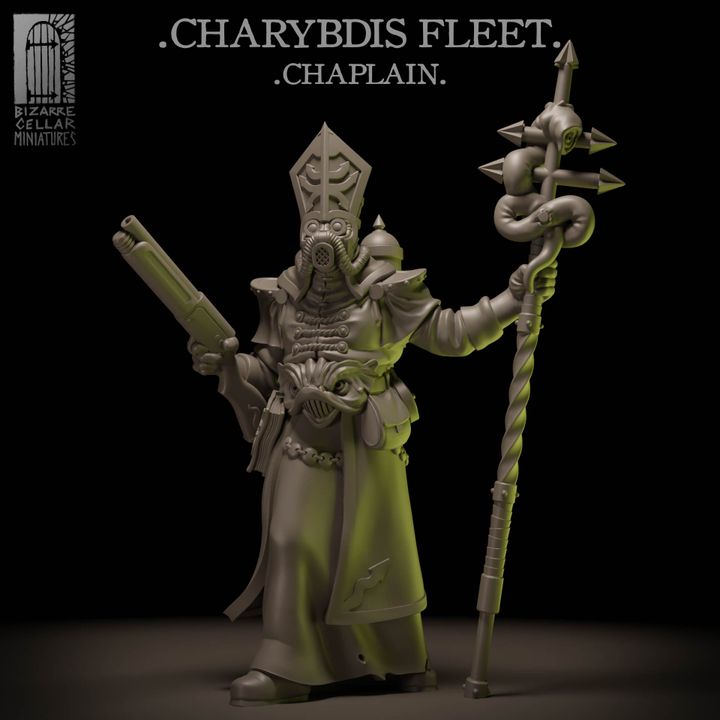 Charybdis Chaplain by Bizarre Cellar Miniatures - Image 2
