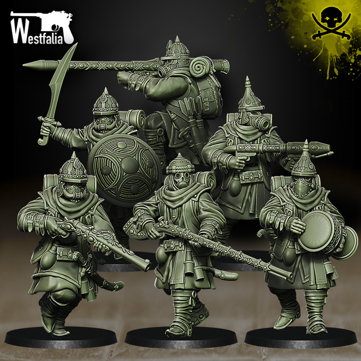 Beduins of Al Badia - Azebs by Westfalia Miniatures, is a proxy for Azeb, in Iron Sultanate.
