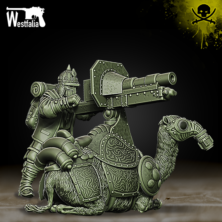 Beduins of Al Badia - Zamburak Camels by Westfalia Miniatures - Image 3