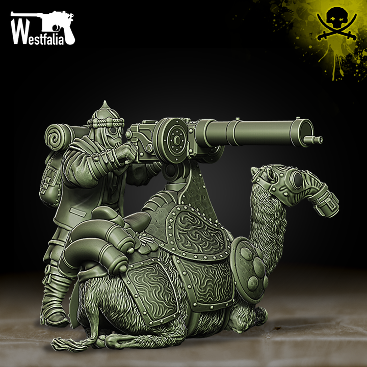 Beduins of Al Badia - Zamburak Camels by Westfalia Miniatures - Image 2