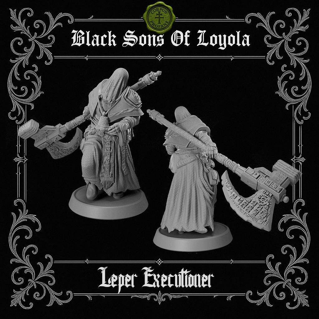 Leper Excecutioner - Trench Crusade STL file for Communicant