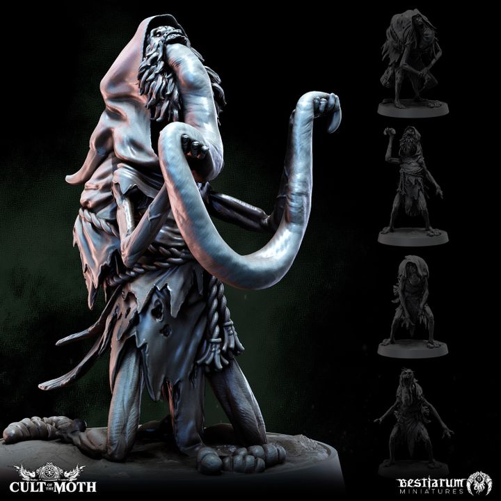 Acolytes of the Moth - Trench Crusade STL file for Grail Thrall