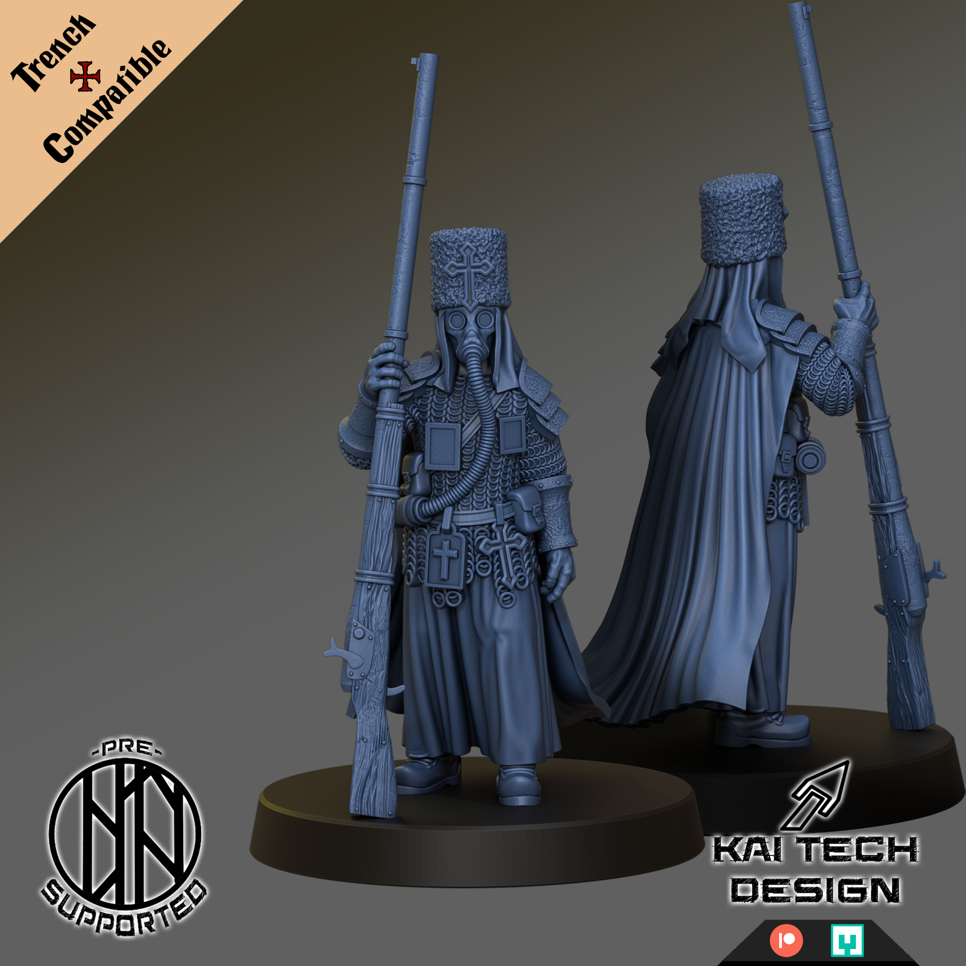 Pilgrims - Punt Castigator by KaiTechDesign, is a proxy for Castigator, in Trench Pilgrims.