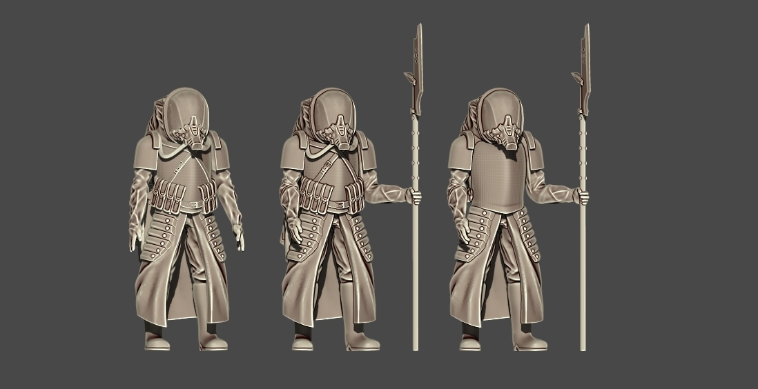 Specimen division combat biologist - Trench Crusade STL file for Combat Biologist