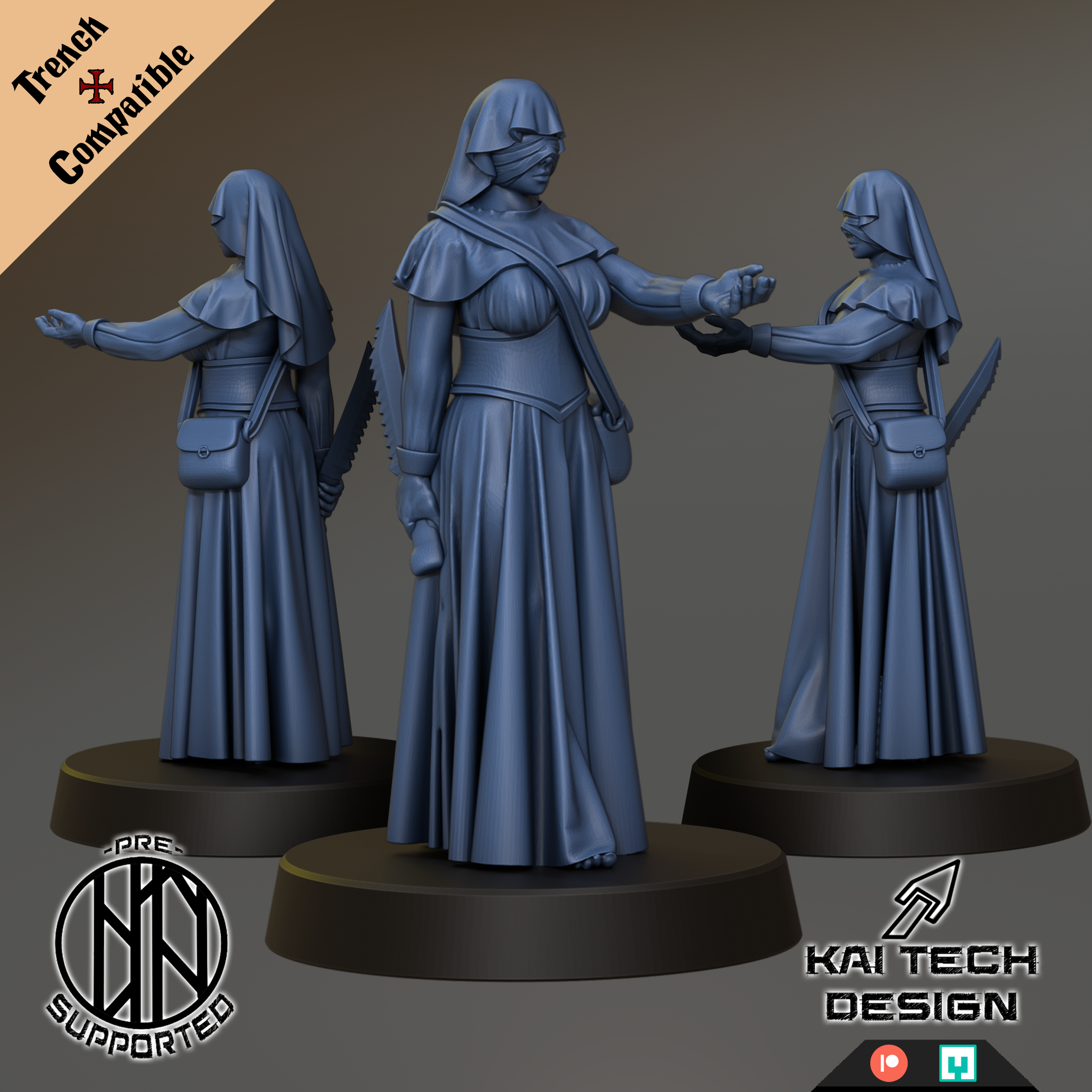 Antioch - Battle Medic - Trench Crusade STL file for Combat Medic