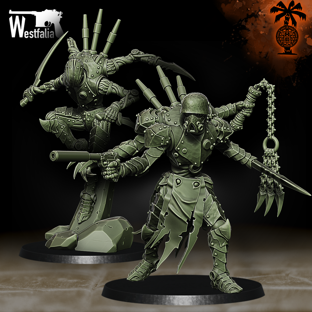 Single Cadaver Commando - Trench Crusade STL file for Death Commando