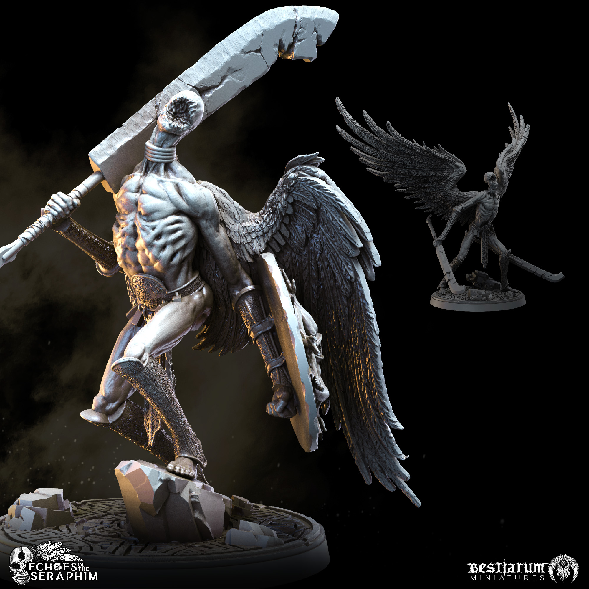 Faceless Watchers - Trench Crusade STL file for Hell Knight