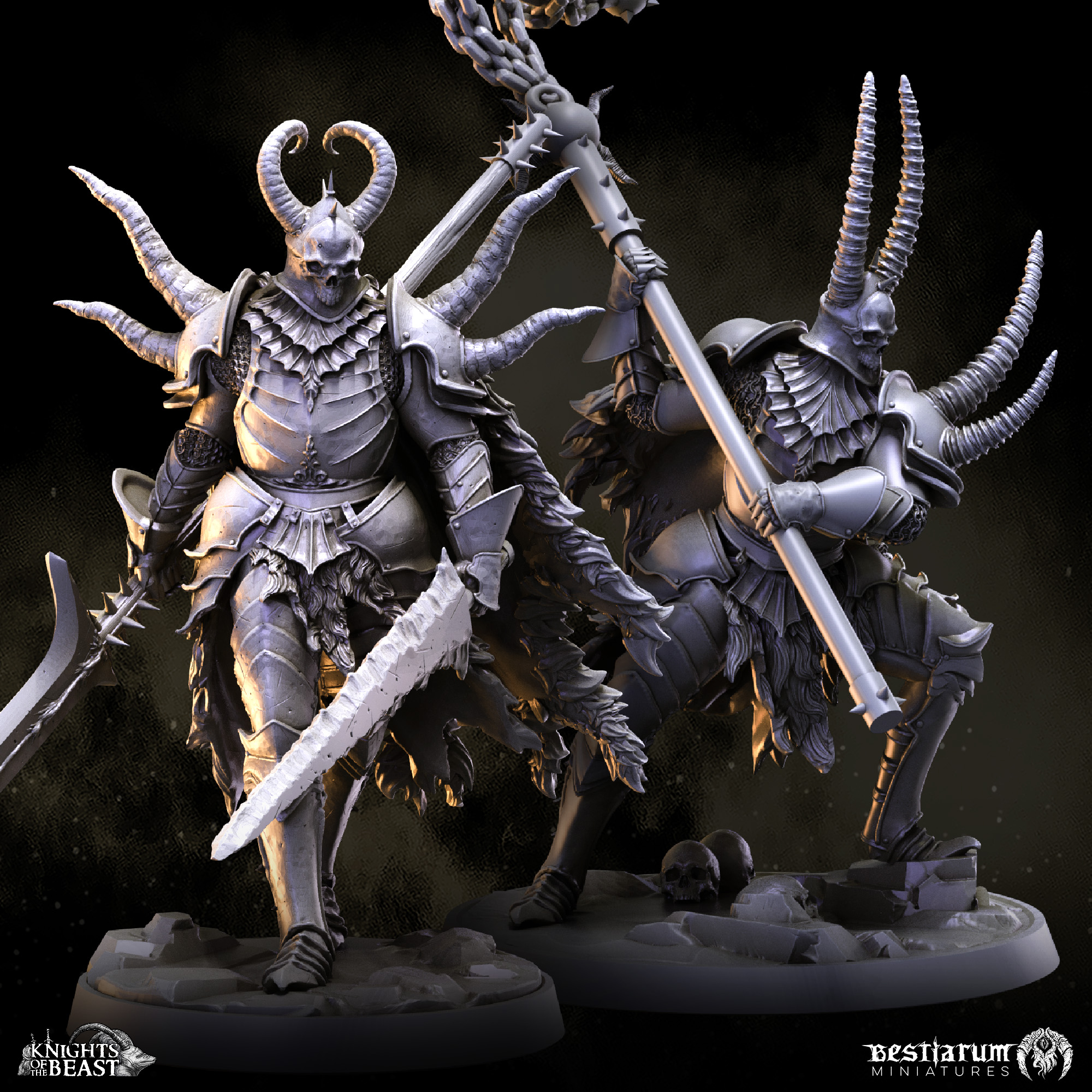 Beastsworn Champions - Trench Crusade STL file for Hell Knight