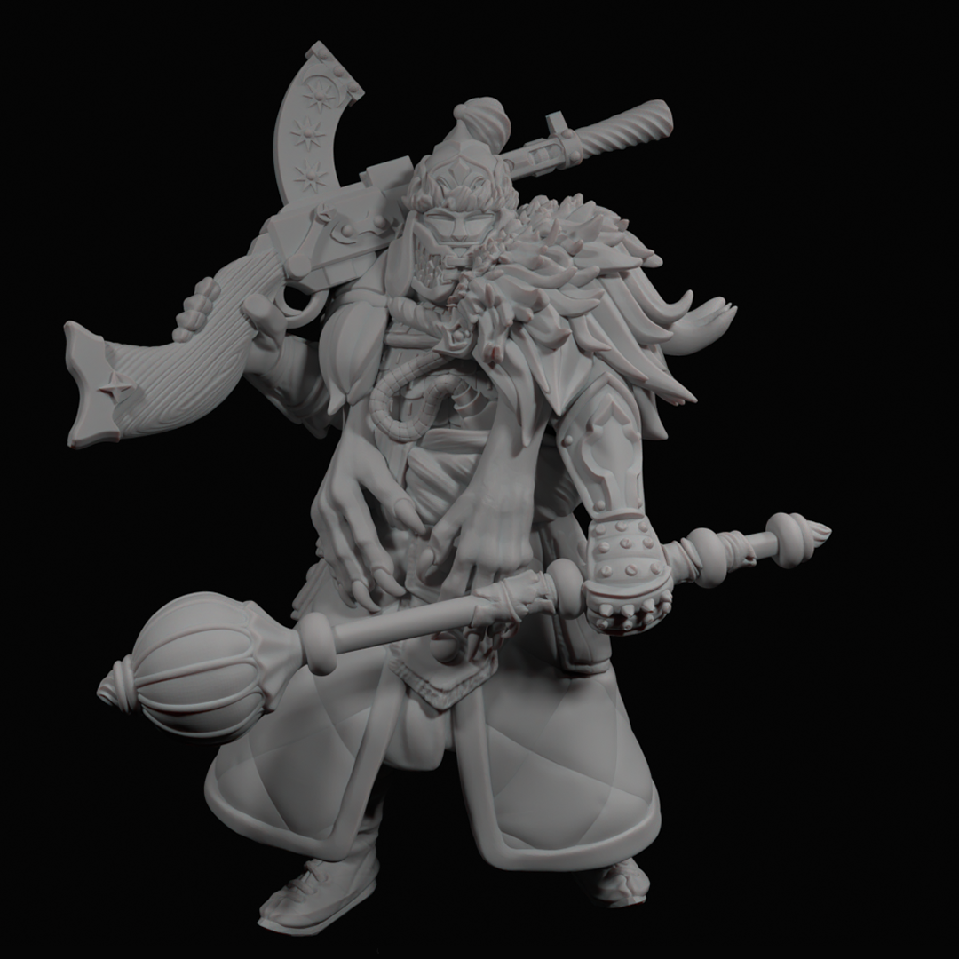 Ghazi of the Golden Path - Veteran Captain/Pahlevan by Greenhorn Studios, is a proxy for Yüzbaşı Captain, in Iron Sultanate.