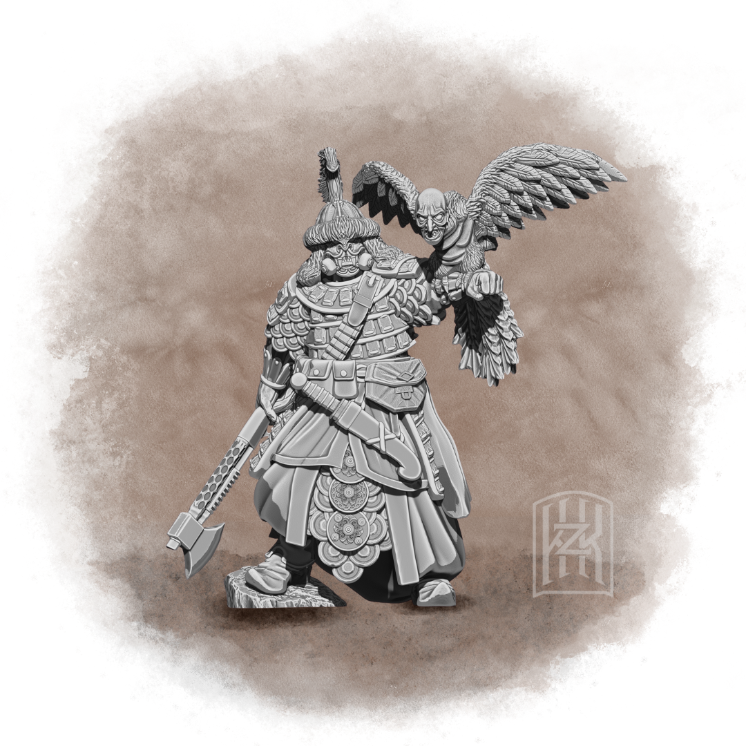 The Qarīn-Kumun - Noyan Aditional Pose by KZKMinis, is a proxy for Yüzbaşı Captain, in Iron Sultanate.