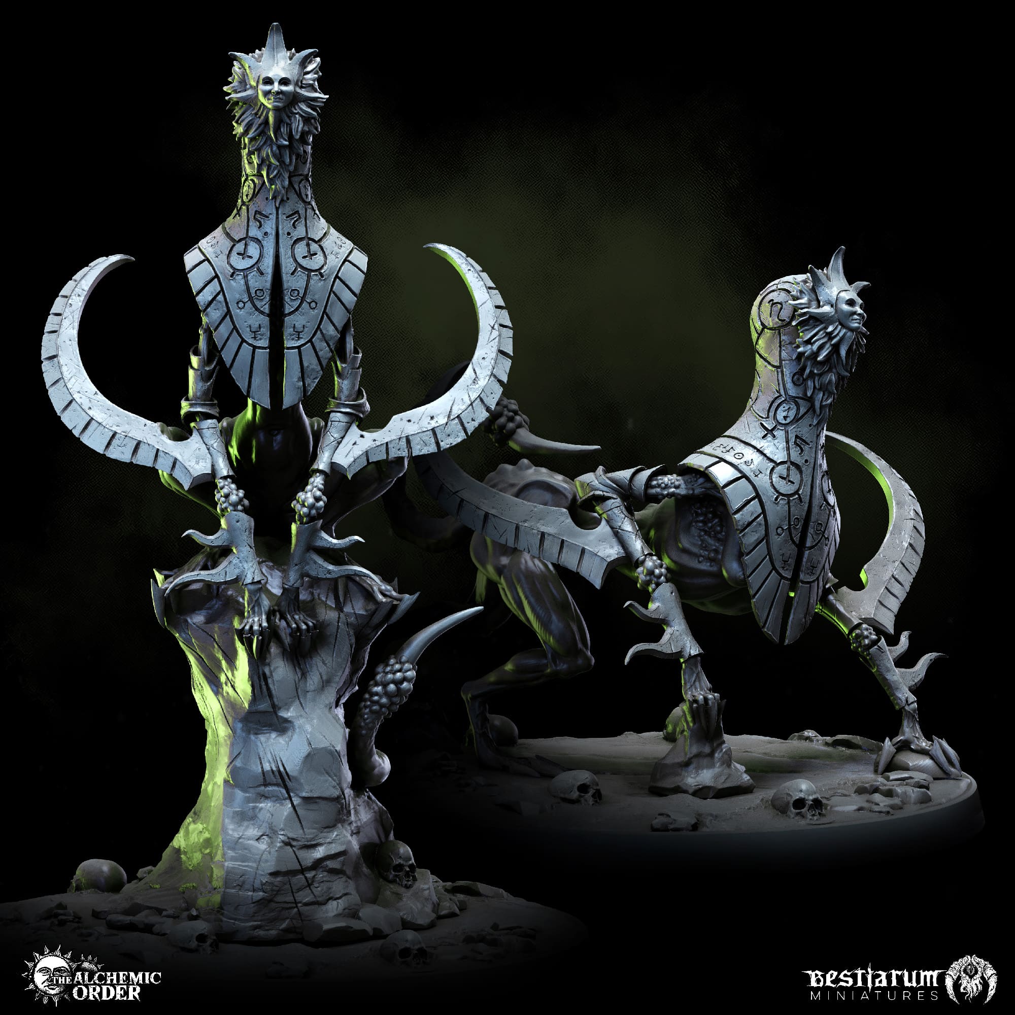 Haemonculid Sphinx - Trench Crusade STL file for Lion of Jabir