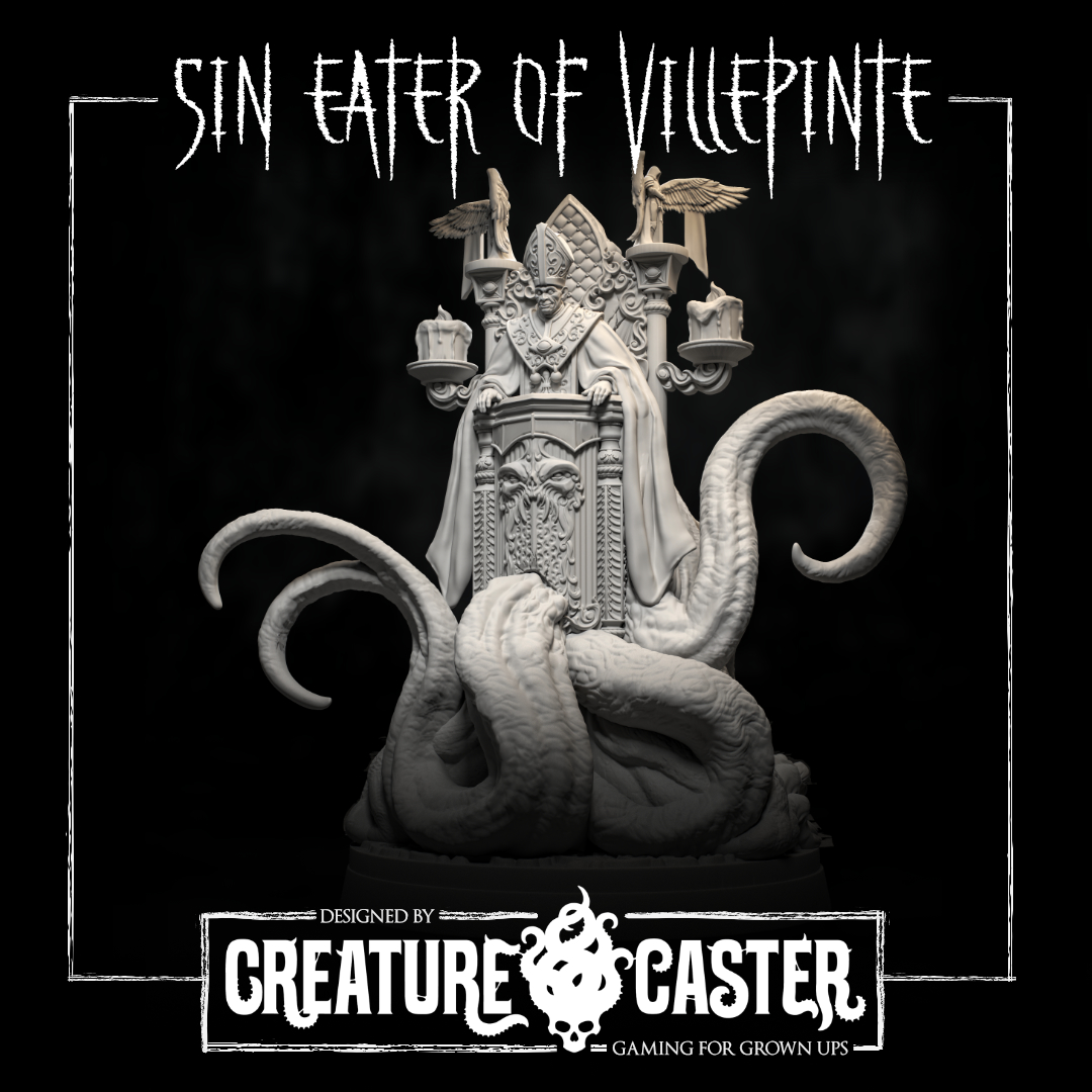 Great Sin Eater of Villepinte by TheGreatHunger, is a proxy for Sin Eater, in Court of the Seven Headed Serpent, Cult of the Black Grail, Heretic Legion.