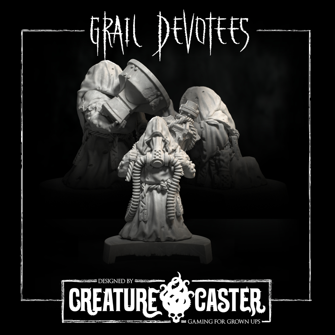 Grail Devotees of the Great Hunger - Trench Crusade STL file for Grail Thrall